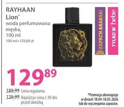 Hebe Woda perfumowana męska Rayhaan Lion oferta