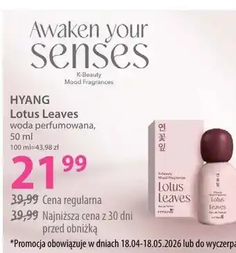 Woda perfumowana Hyang Lotus Leaves