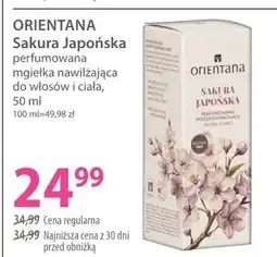 Hebe Perfumowana mgiełka nawilżająca do włosów i ciała Orientana Sakura Japońska oferta