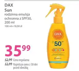 Hebe Rodzinna emulsja ochronna z SPF50 Dax Sun oferta