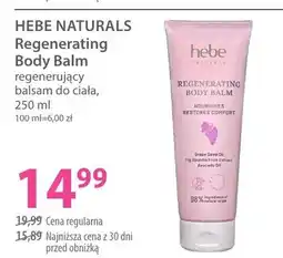 Hebe Regenerujący balsam do ciała Hebe Naturals Regenerating Body Balm oferta