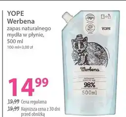Hebe Zapas naturalnego mydła w płynie Yope Werbena oferta