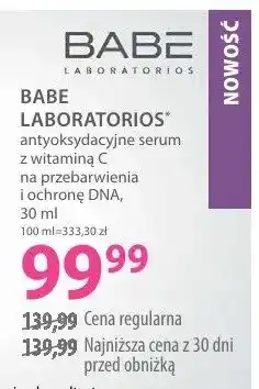 Hebe Antyoksydacyjne serum z witaminą C na przebarwienia i ochronę DNA Antox Serum Babe Laboratorios oferta