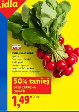 Lidl Rzodkiewki Polski oferta