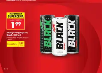 Napój energetyczny Black classic zero