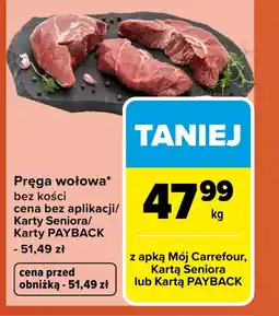 Carrefour Market Pręga wołowa Carrefour oferta