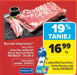 Carrefour Market Boczek bez kości Carrefour oferta