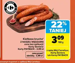Carrefour Market Kiełbasa Z Naszej Wędzarni oferta