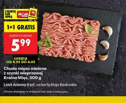 Biedronka Mięso mielone Kraina Mięs oferta
