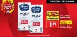 Biedronka Mleko UHT 3,2% Mleczna Dolina oferta