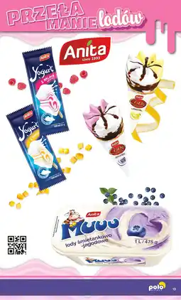 Polomarket Anita Lody Yogurt, Cone i Muuu oferta