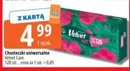 E.Leclerc Chusteczki uniwersalne Velvet Care 120 szt oferta