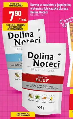 Polomarket Karma w saszetce z jagnięciną, wołowiną lub kaczką dla psa Dolina Noteci oferta