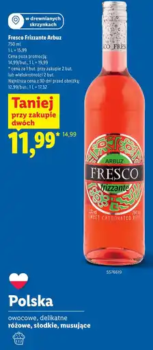 Lidl Fresco Frizzante Arbuz oferta