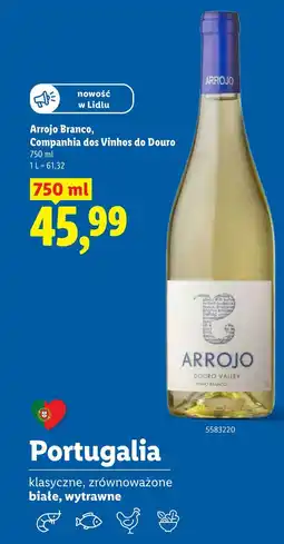 Lidl Arrojo Branco, Companhia dos Vinhos do Douro oferta
