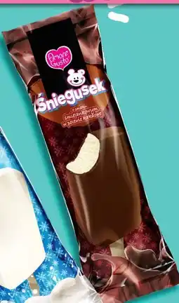 Polomarket Lody na patyku śmietankowe w polewie kakaowej Śniegusek Amore Gusto oferta