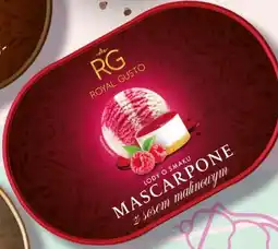 Polomarket Lody o smaku mascarpone z sosem malinowym RG Royal Gusto oferta