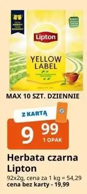 E.Leclerc Herbata czarna Lipton oferta