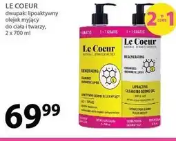 Hebe LE COEUR dwupak: lipoaktywny olejek myjący do ciała i twarzy oferta