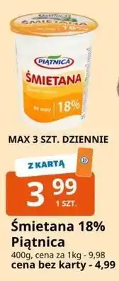 E.Leclerc Śmietana 18% Piątnica oferta