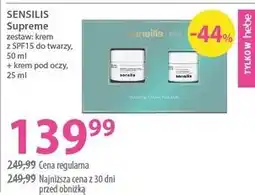 Hebe SENSILIS Supreme zestaw: krem z SPF15 do twarzy, 50 ml + krem pod oczy, 25 ml oferta