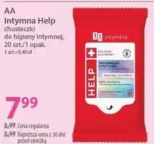 Hebe AA Intymna Help chusteczki do higieny intymnej, 20 szt./1 opak oferta