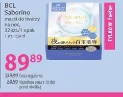 Hebe BCL Saborino maski do twarzy na noc, 32 szt./1 opak oferta