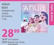 Hebe ANUA KDH kolagenowa maska do twarzy, 1 szt oferta