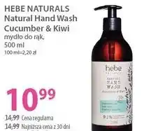 Hebe Natural Hand Wash Cucumber & Kiwi oferta