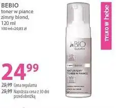 Hebe toner w piance zimny blond, 120 ml BEBIO oferta