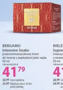 Hebe BERGAMO Intensive Snake przeciwzmarszczkowy krem do twarzy z peptydami jadu węża oferta