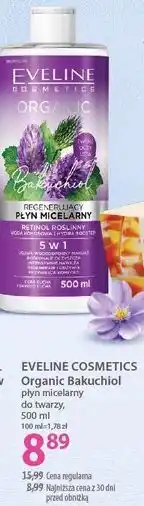 Hebe EVELINE COSMETICS Organic Bakuchiol płyn micelarny do twarzy oferta