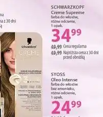 Hebe SCHWARZKOPF Creme Supreme farba do włosów, różne odcienie, 1 opak oferta