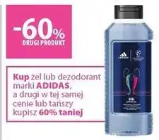 Hebe Kup żel lub dezodorant marki ADIDAS, a drugi w tej samej cenie lub tańszy kupisz 60% taniej oferta