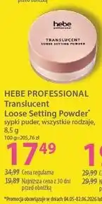 Hebe HEBE PROFESSIONAL Translucent Loose Setting Powder* sypki puder, wszystkie rodzaje oferta