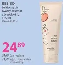 Hebe Resibo żel do mycia twarzy ekstrakt z brzoskwini oferta