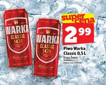 Topaz Piwo Warka oferta