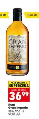 Biedronka Rum Gran Imperio 38% oferta