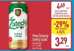 ALDI Piwo Zatecky oferta