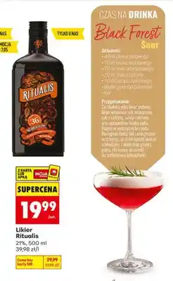 Biedronka Likier Ritualis Botanical Blend 21% oferta