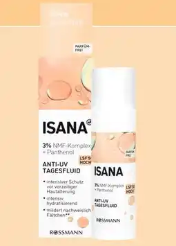 Rossmann Fluid przeciwzmarszczkowy na dzień Isana SPF 50 oferta
