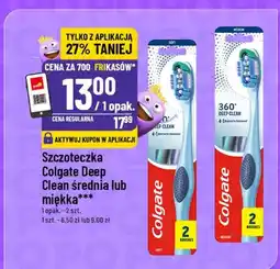 Polomarket Szczoteczka Colgate Deep Clean miękka oferta