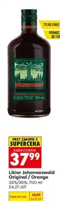 Biedronka Likier Johanneswald Original oferta