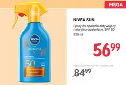 Rossmann Spray do opalania Nivea Sun aktywujący naturalną opaleniznę SPF 50 oferta