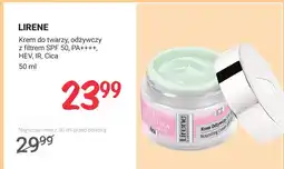 Rossmann Krem do twarzy odżywczy Lirene z filtrem SPF 50 PA++++ HEV IR Cica oferta