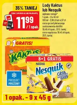 Polomarket Lody Nesquik Nestlé oferta