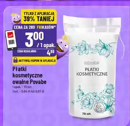 Polomarket Płatki kosmetyczne owalne Povabe oferta