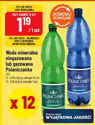 Polomarket Woda mineralna gazowana Polaniczanka oferta