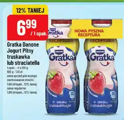 Polomarket Jogurt Pitny Gratka Danone straciatella oferta