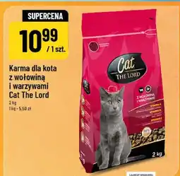 Polomarket Karma dla kota z wołowiną i warzywami Cat The Lord oferta